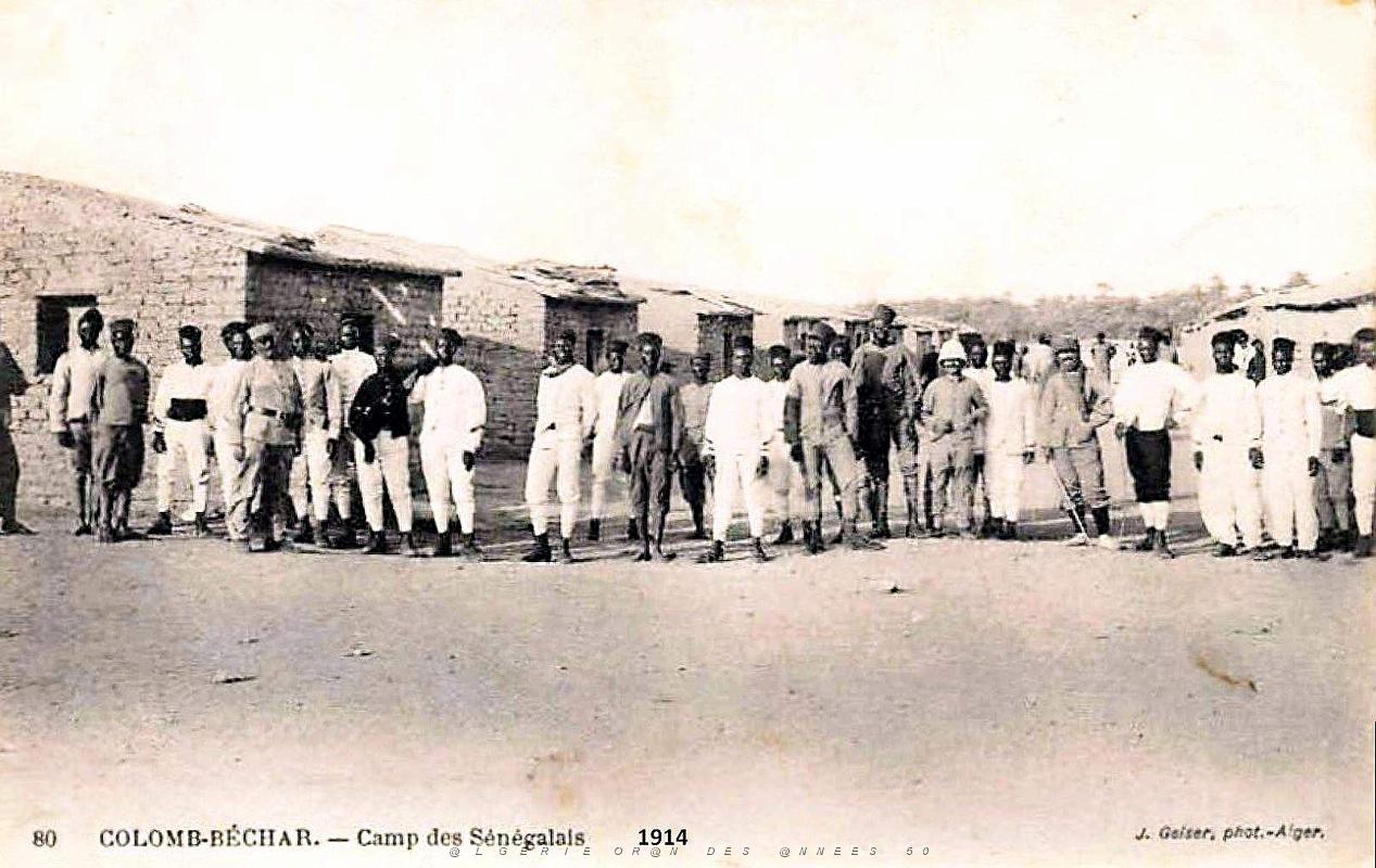 Colomb-Bechar - Camp des Senegalais - 1914.jpg